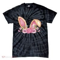 Bunny Rabbit Ears Cute Illustration Easter Tie-Dye T-Shirt thumb 0