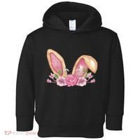 Bunny Rabbit Ears Cute Illustration Easter Toddler Hoodie thumb 0