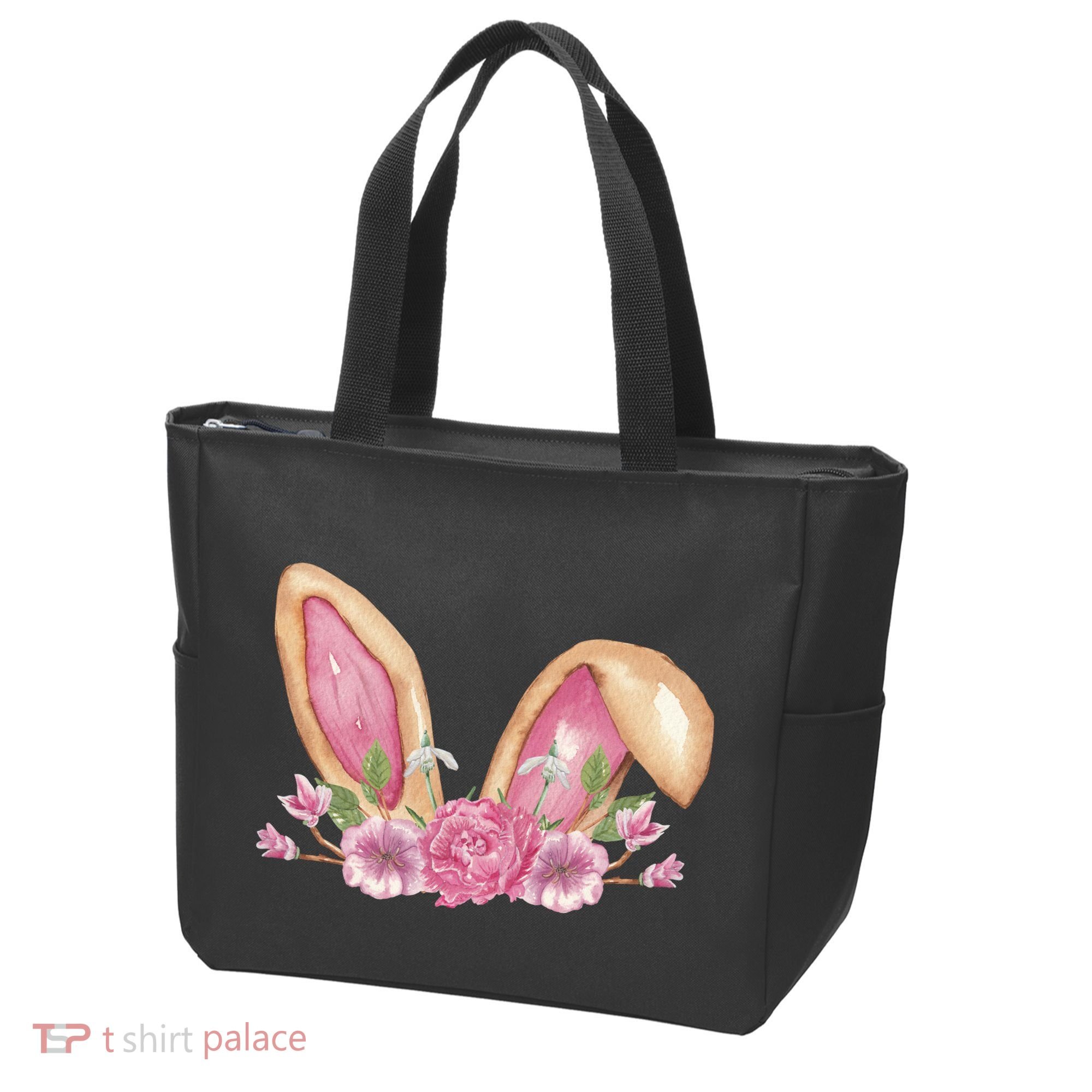 Bunny Rabbit Ears Cute Illustration Easter Tote Bag