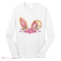 Bunny Rabbit Ears Cute Illustration Easter Long Sleeve Shirt thumb 0