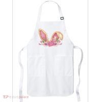 Bunny Rabbit Ears Cute Illustration Easter Apron thumb 0
