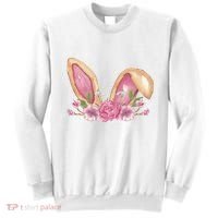 Bunny Rabbit Ears Cute Illustration Easter Sweatshirt thumb 0