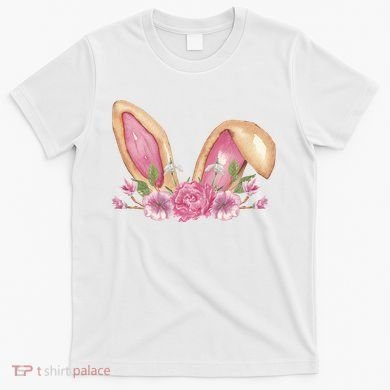 Bunny Rabbit Ears Cute Illustration Easter T-Shirt