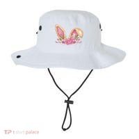 Bunny Rabbit Ears Cute Illustration Easter Bucket Hat thumb 0