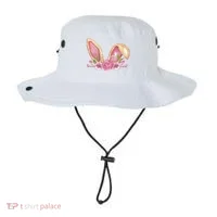 Bunny Rabbit Ears Cute Illustration Easter Bucket Hat thumb 0