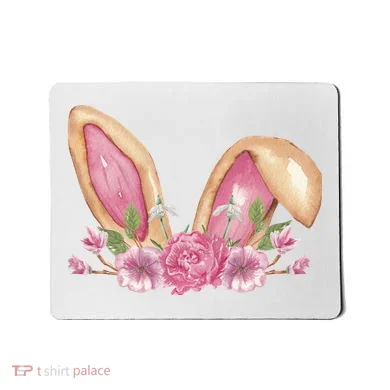 Bunny Rabbit Ears Cute Illustration Easter Mousepad