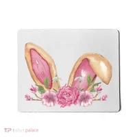 Bunny Rabbit Ears Cute Illustration Easter Mousepad thumb 0