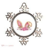 Bunny Rabbit Ears Cute Illustration Easter Ornament thumb 0