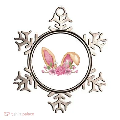 Bunny Rabbit Ears Cute Illustration Easter Ornament
