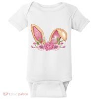 Bunny Rabbit Ears Cute Illustration Easter Baby Bodysuit thumb 0