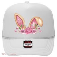 Bunny Rabbit Ears Cute Illustration Easter Hat thumb 0