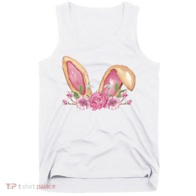 Bunny Rabbit Ears Cute Illustration Easter Tank Top