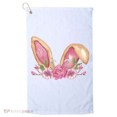 Bunny Rabbit Ears Cute Illustration Easter Golf Towel