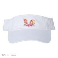 Bunny Rabbit Ears Cute Illustration Easter Visor thumb 0