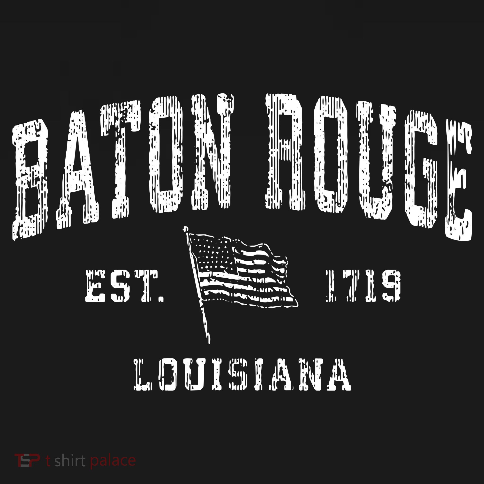 Baton Rouge Est 1719 Louisiana Ornament