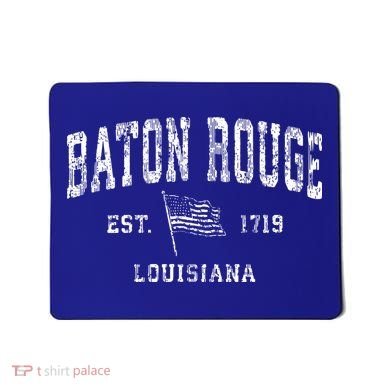 Baton Rouge Est 1719 Louisiana Mousepad