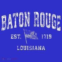 Baton Rouge Est 1719 Louisiana Mousepad thumb 1