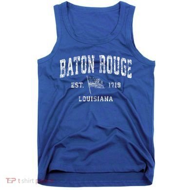Baton Rouge Est 1719 Louisiana Tank Top