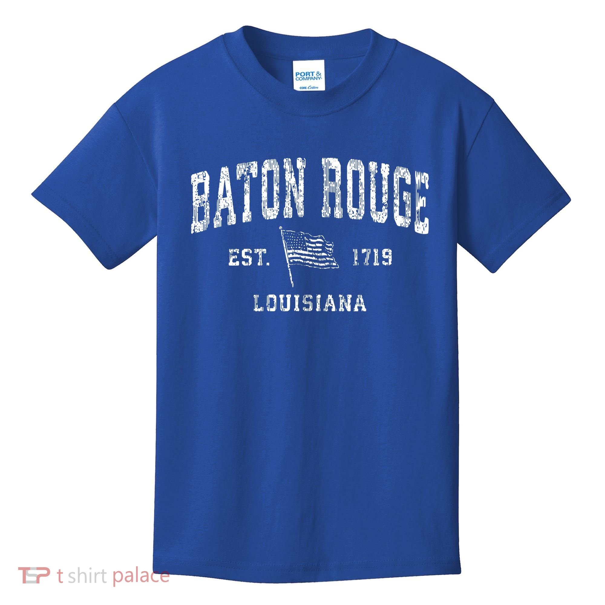 Baton Rouge Est 1719 Louisiana Kids T-Shirt