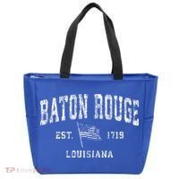 Baton Rouge Est 1719 Louisiana Tote Bag thumb 0