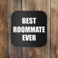 Best Roommate Ever Simple Block Style Coaster thumb 0