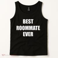 Best Roommate Ever Simple Block Style Tank Top thumb 2