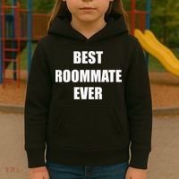 Best Roommate Ever Simple Block Style Kids Hoodie thumb 3