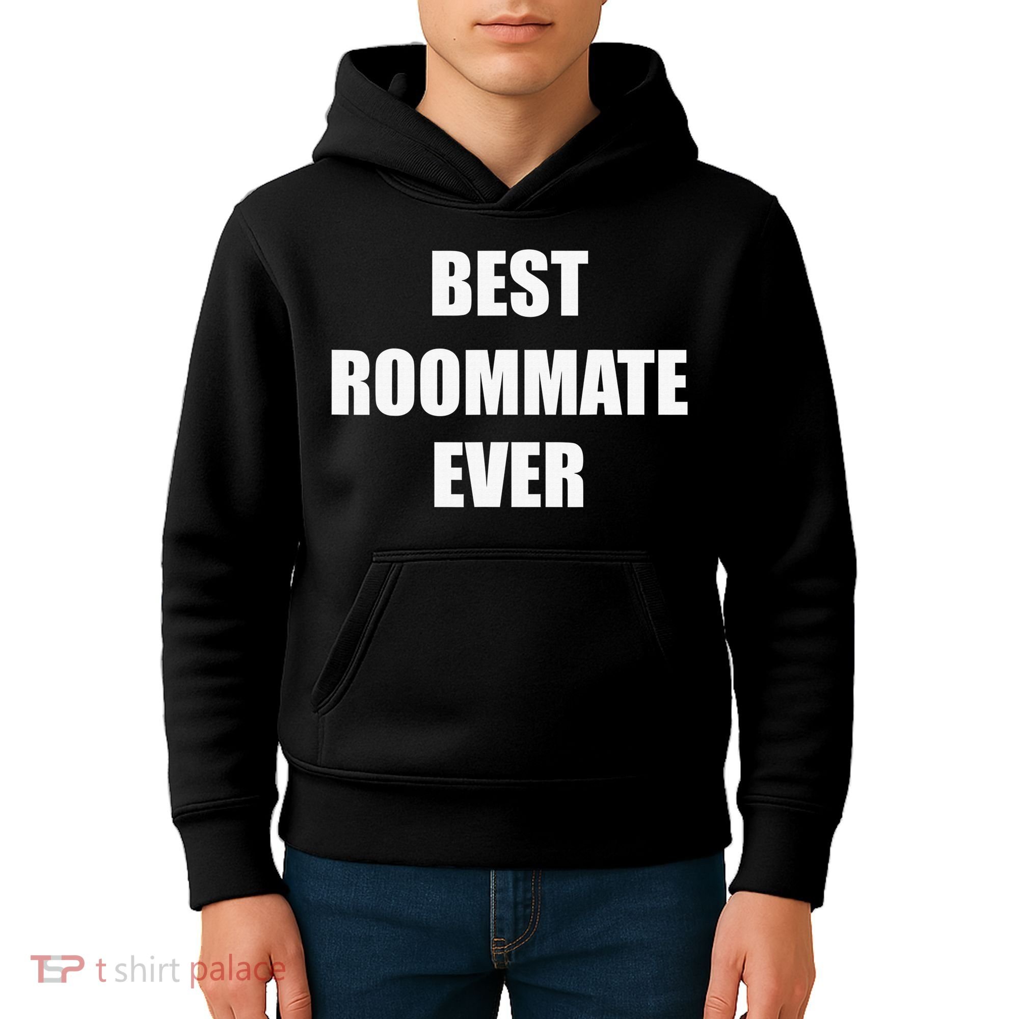 Best Roommate Ever Simple Block Style Kids Hoodie