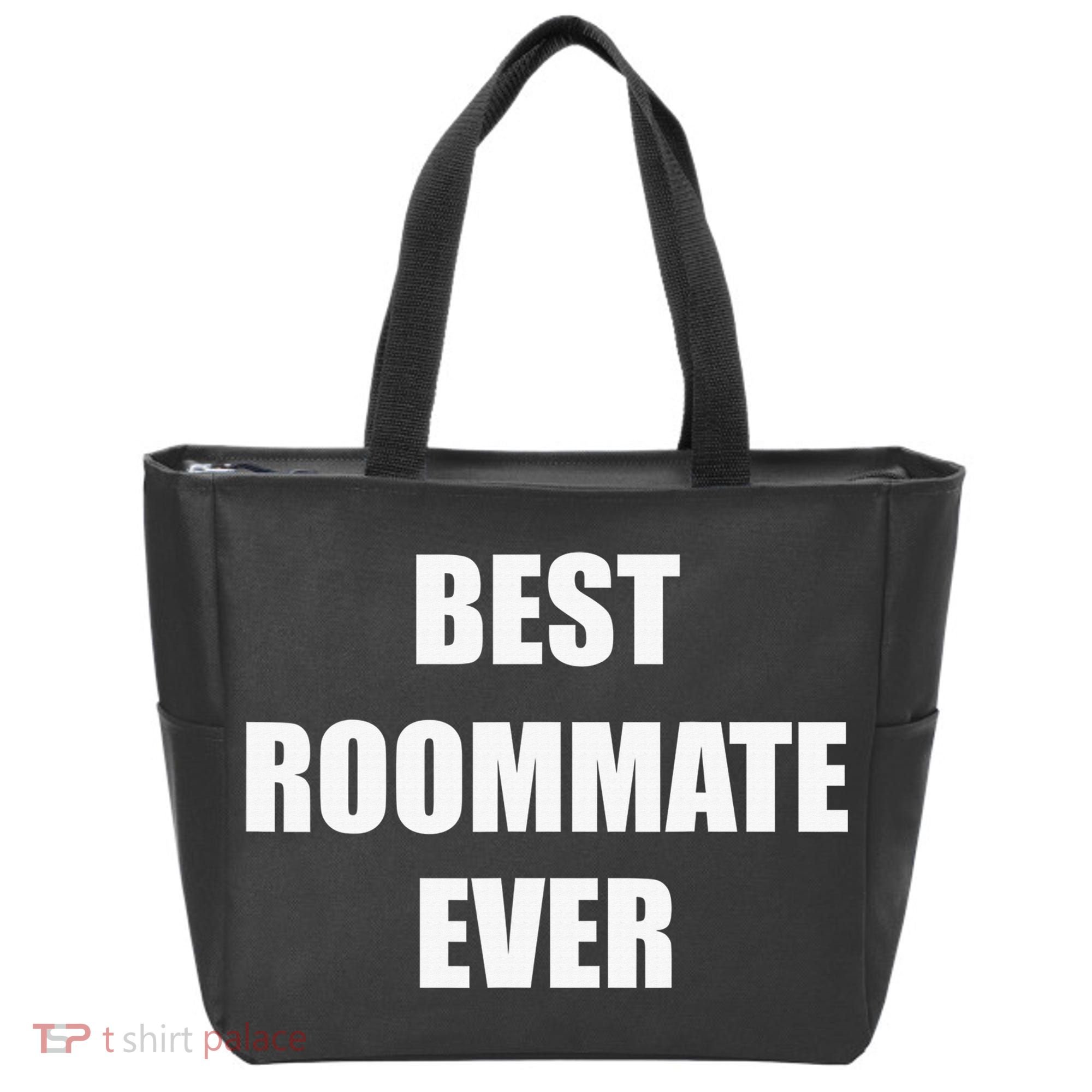 Best Roommate Ever Simple Block Style Tote Bag