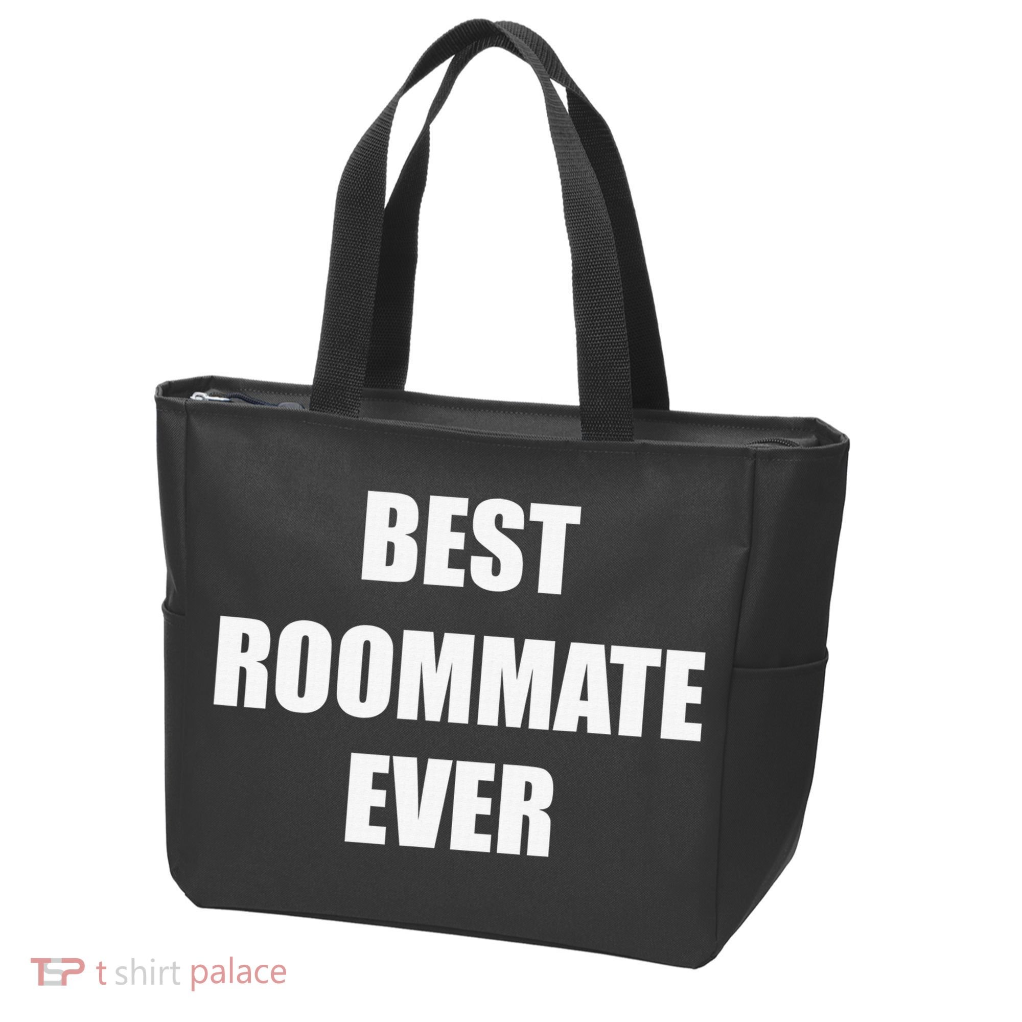 Best Roommate Ever Simple Block Style Tote Bag