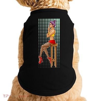 Break Girl Smoking Red Heels Doggie Tank