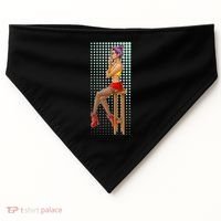 Break Girl Smoking Red Heels USA-Made Doggie Bandana thumb 0