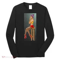 Break Girl Smoking Red Heels Long Sleeve Shirt thumb 0