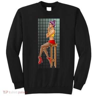 Break Girl Smoking Red Heels Sweatshirt