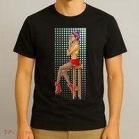 Break Girl Smoking Red Heels T-Shirt thumb 3