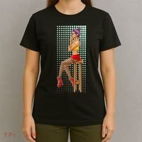 Break Girl Smoking Red Heels T-Shirt thumb 4
