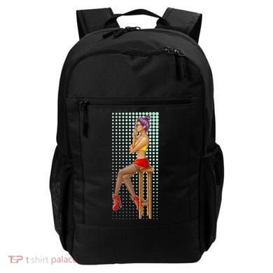Break Girl Smoking Red Heels Backpack