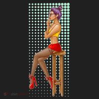 Break Girl Smoking Red Heels Hat thumb 2