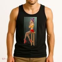 Break Girl Smoking Red Heels Tank Top thumb 3