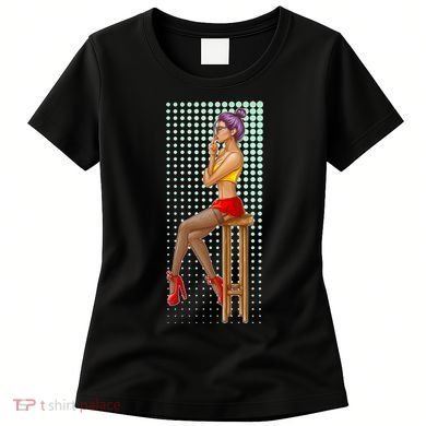 Break Girl Smoking Red Heels Women's T-Shirt