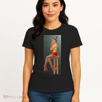 Break Girl Smoking Red Heels Women's T-Shirt thumb 4