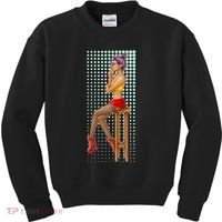 Break Girl Smoking Red Heels Kids Sweatshirt thumb 0