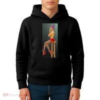 Break Girl Smoking Red Heels Kids Hoodie thumb 4