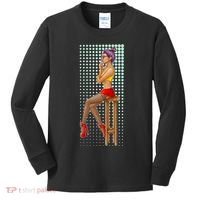 Break Girl Smoking Red Heels Kids Long Sleeve Shirt thumb 0