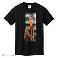 Break Girl Smoking Red Heels Kids T-Shirt thumb 0