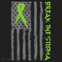 Break The Stigma Ribbon Flag Mental Heath Beanie thumb 2