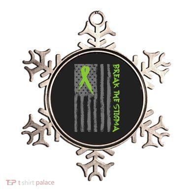 Break The Stigma Ribbon Flag Mental Heath Ornament