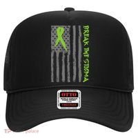 Break The Stigma Ribbon Flag Mental Heath Hat thumb 0