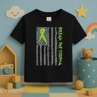 Break The Stigma Ribbon Flag Mental Heath Toddler T-Shirt thumb 3