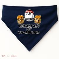 Breakfast of Champions USA-Made Doggie Bandana thumb 0